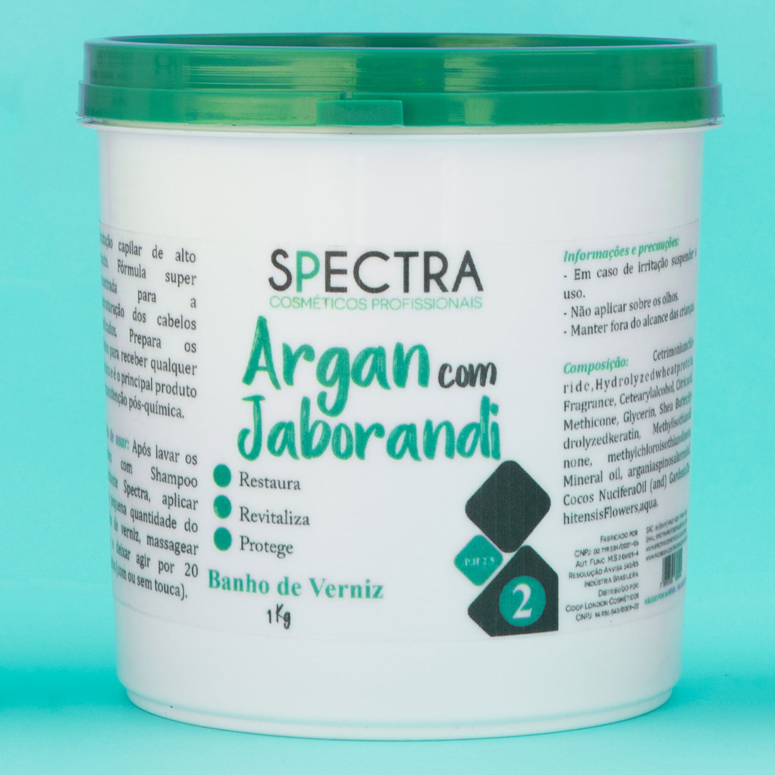 Máscara Argan com Jaborandi (Banho de Verniz)